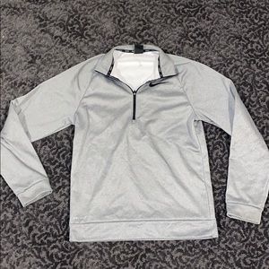 Grey Nike Quarter Zip Hoodie
